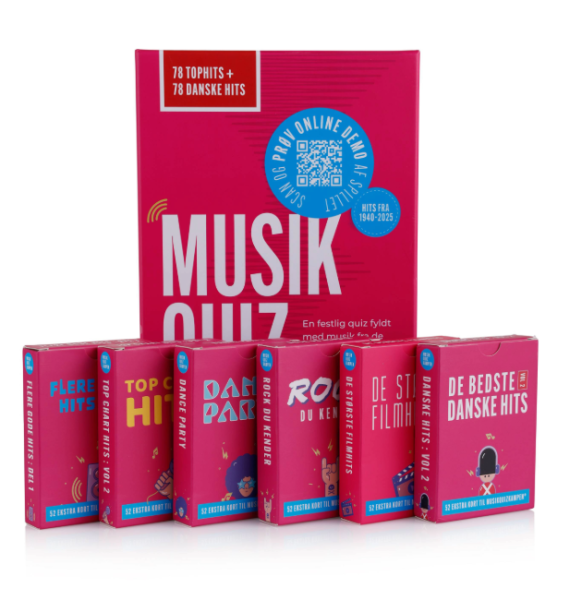 Musikquizkampen: MEGA pakke, Spillet + 6 udvidelser